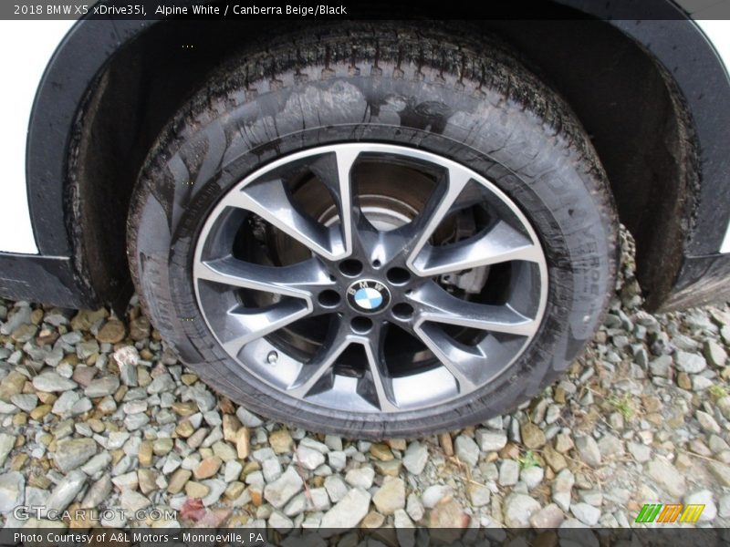 Alpine White / Canberra Beige/Black 2018 BMW X5 xDrive35i