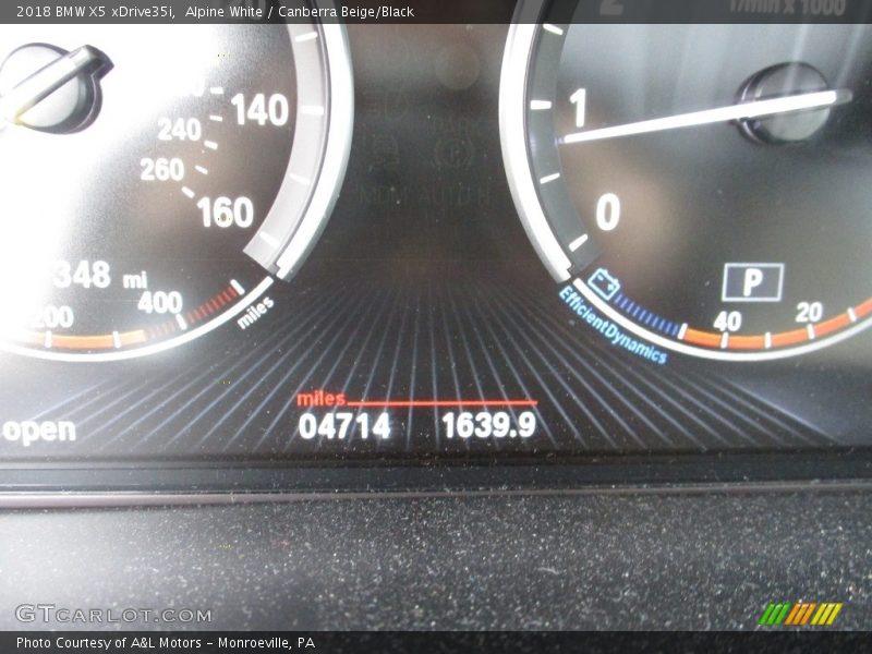 Alpine White / Canberra Beige/Black 2018 BMW X5 xDrive35i
