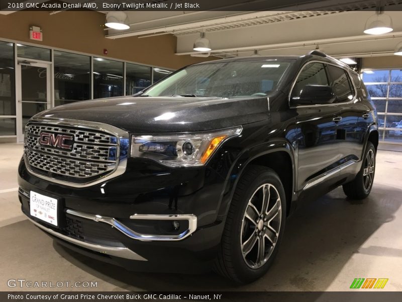 Ebony Twilight Metallic / Jet Black 2018 GMC Acadia Denali AWD