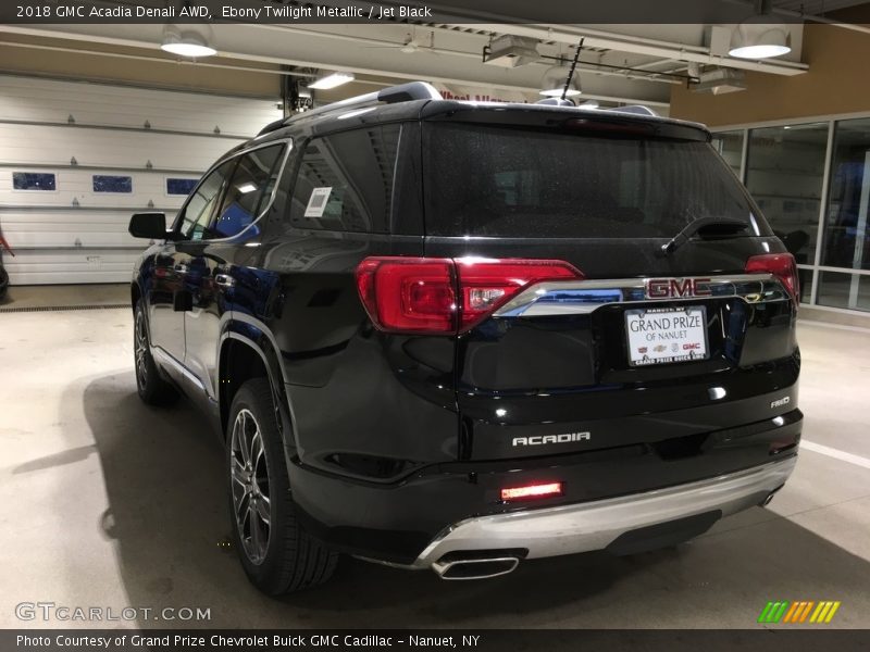 Ebony Twilight Metallic / Jet Black 2018 GMC Acadia Denali AWD