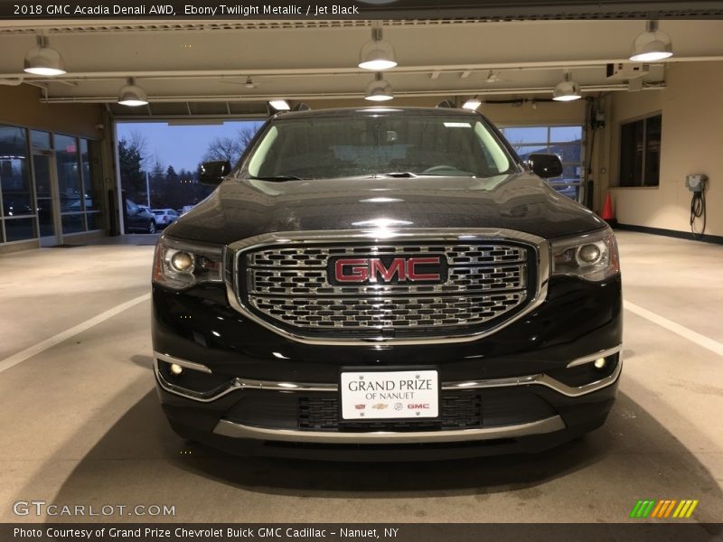 Ebony Twilight Metallic / Jet Black 2018 GMC Acadia Denali AWD