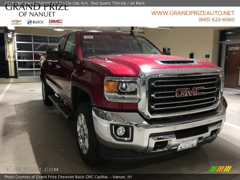 Red Quartz Tintcoat / Jet Black 2018 GMC Sierra 2500HD SLT Double Cab 4x4