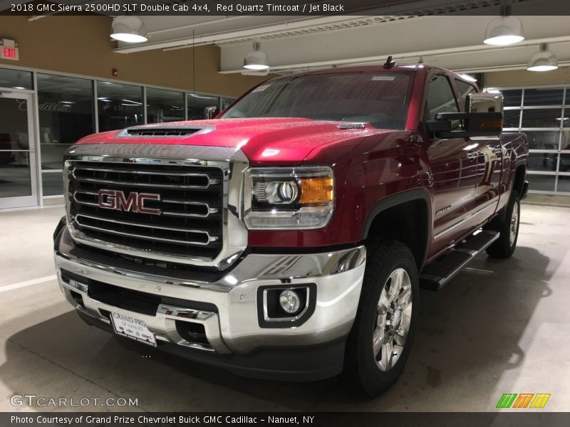 Red Quartz Tintcoat / Jet Black 2018 GMC Sierra 2500HD SLT Double Cab 4x4