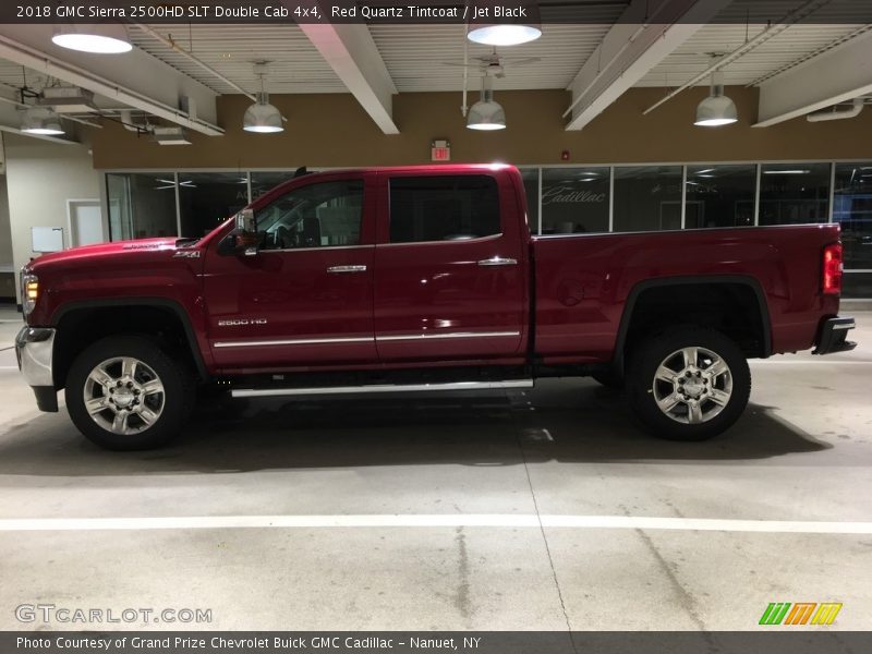 Red Quartz Tintcoat / Jet Black 2018 GMC Sierra 2500HD SLT Double Cab 4x4