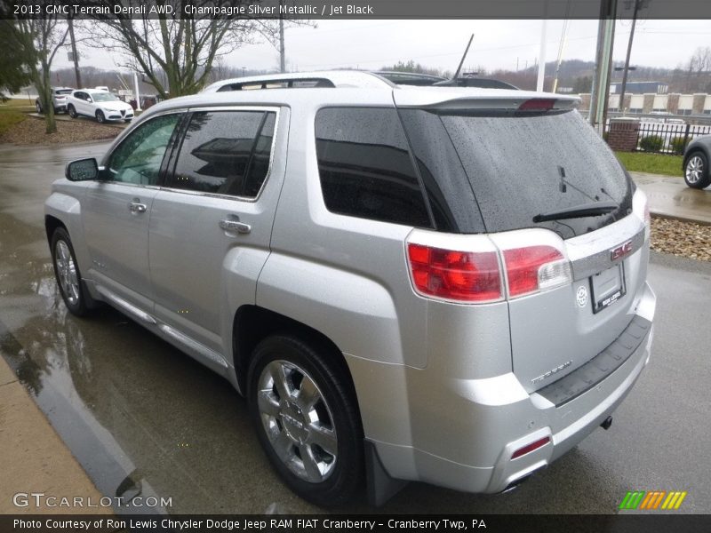 Champagne Silver Metallic / Jet Black 2013 GMC Terrain Denali AWD