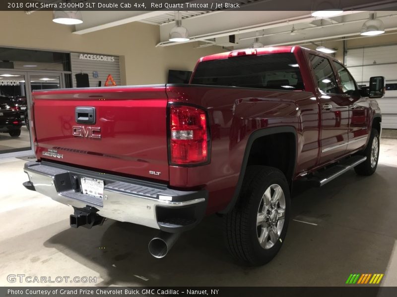 Red Quartz Tintcoat / Jet Black 2018 GMC Sierra 2500HD SLT Double Cab 4x4