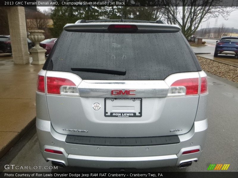 Champagne Silver Metallic / Jet Black 2013 GMC Terrain Denali AWD