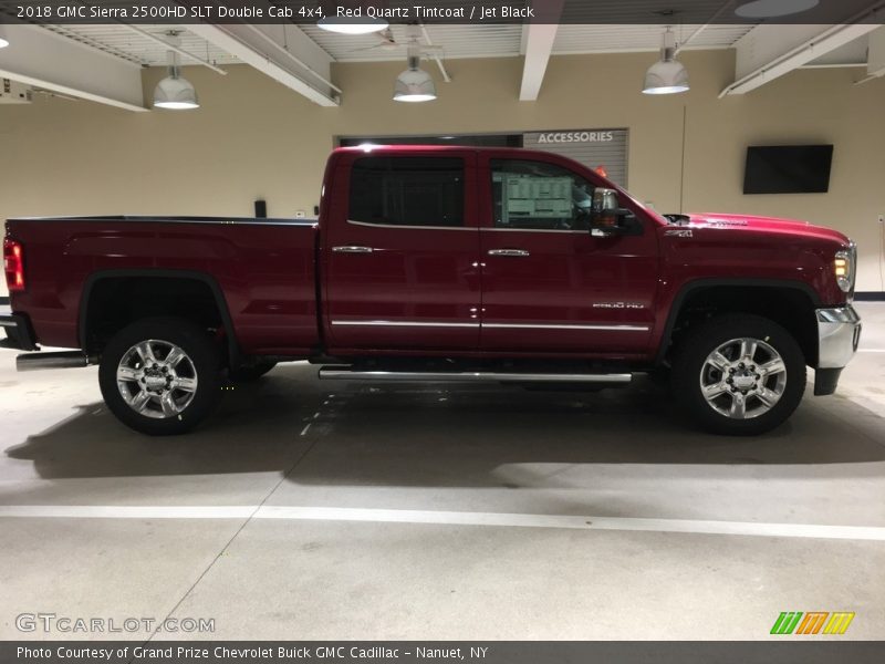 Red Quartz Tintcoat / Jet Black 2018 GMC Sierra 2500HD SLT Double Cab 4x4