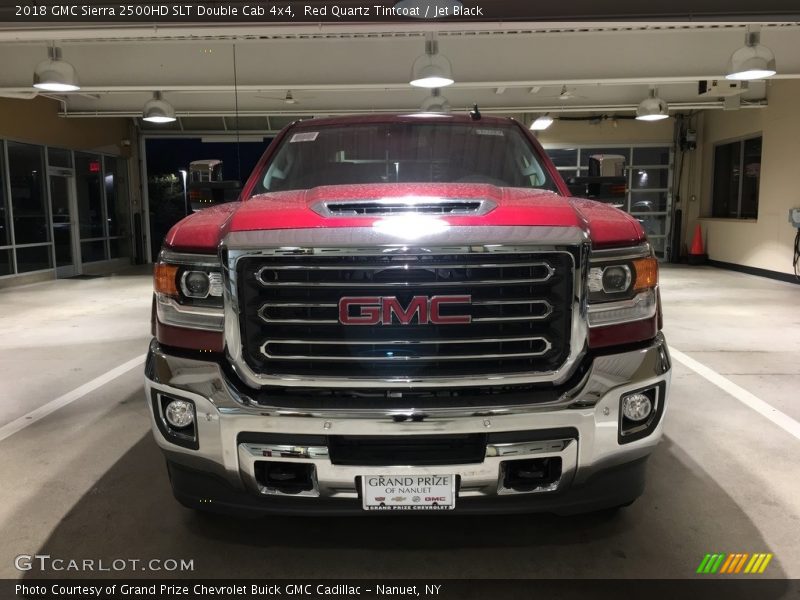 Red Quartz Tintcoat / Jet Black 2018 GMC Sierra 2500HD SLT Double Cab 4x4