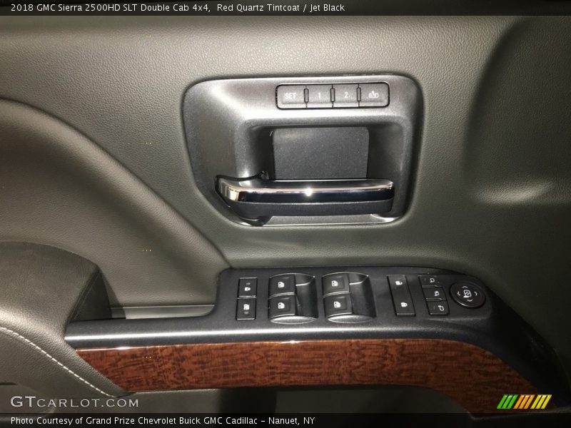 Red Quartz Tintcoat / Jet Black 2018 GMC Sierra 2500HD SLT Double Cab 4x4