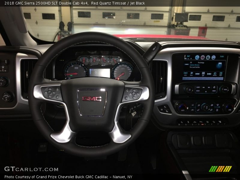 Red Quartz Tintcoat / Jet Black 2018 GMC Sierra 2500HD SLT Double Cab 4x4
