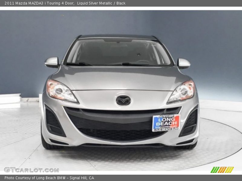 Liquid Silver Metallic / Black 2011 Mazda MAZDA3 i Touring 4 Door
