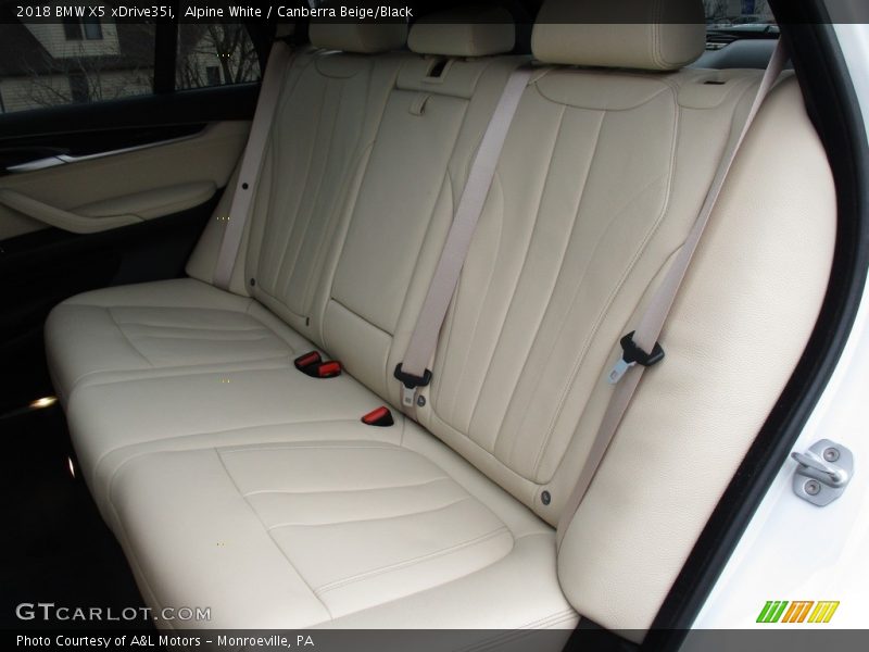 Alpine White / Canberra Beige/Black 2018 BMW X5 xDrive35i