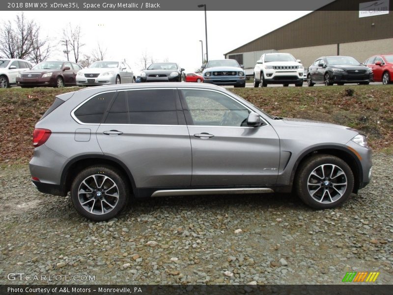 Space Gray Metallic / Black 2018 BMW X5 xDrive35i