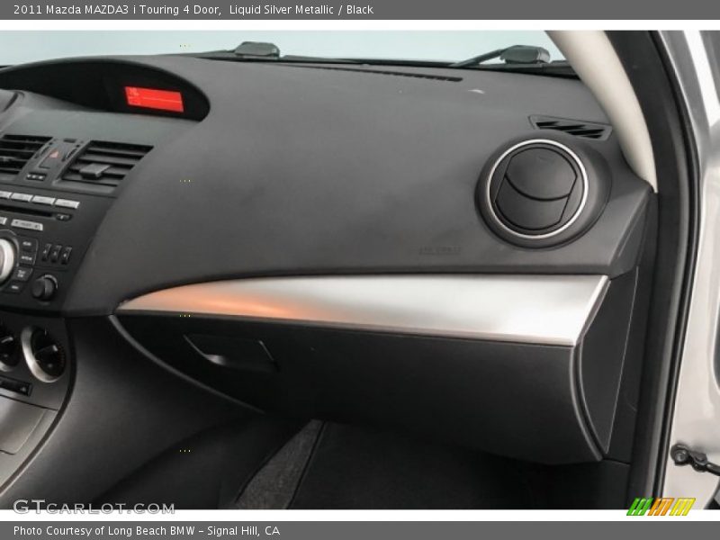 Liquid Silver Metallic / Black 2011 Mazda MAZDA3 i Touring 4 Door