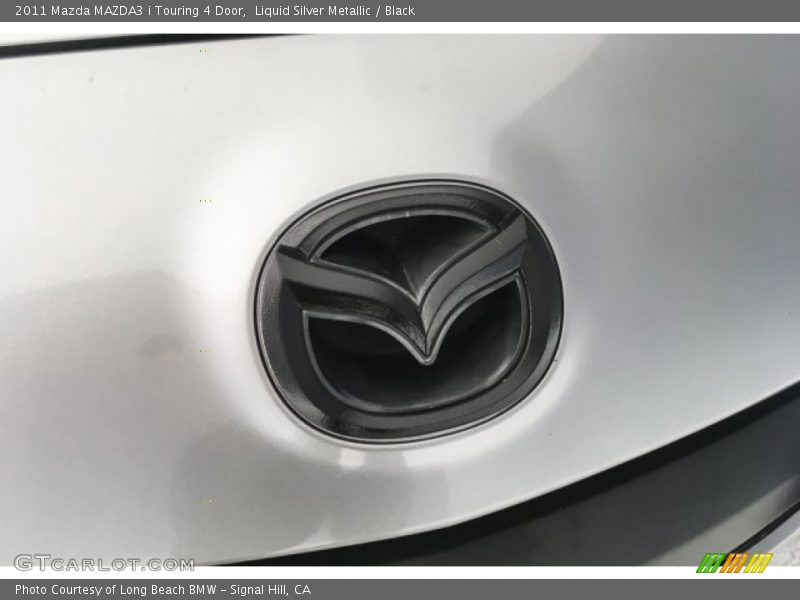 Liquid Silver Metallic / Black 2011 Mazda MAZDA3 i Touring 4 Door