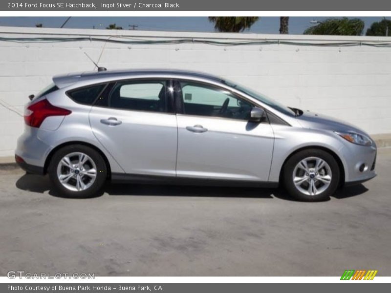 Ingot Silver / Charcoal Black 2014 Ford Focus SE Hatchback