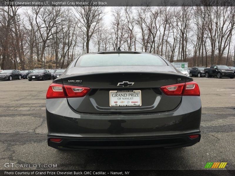 Nightfall Gray Metallic / Jet Black 2018 Chevrolet Malibu LT
