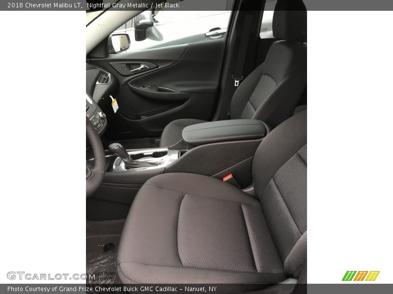 Nightfall Gray Metallic / Jet Black 2018 Chevrolet Malibu LT