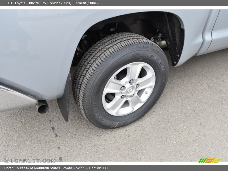 Cement / Black 2018 Toyota Tundra SR5 CrewMax 4x4