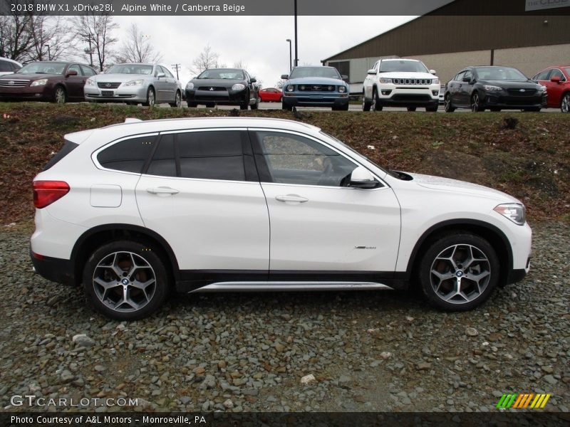 Alpine White / Canberra Beige 2018 BMW X1 xDrive28i