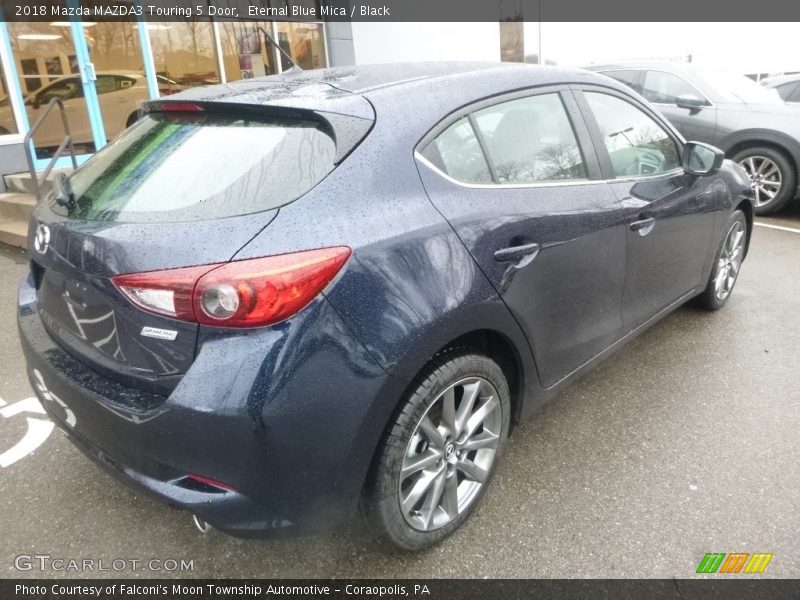 Eternal Blue Mica / Black 2018 Mazda MAZDA3 Touring 5 Door