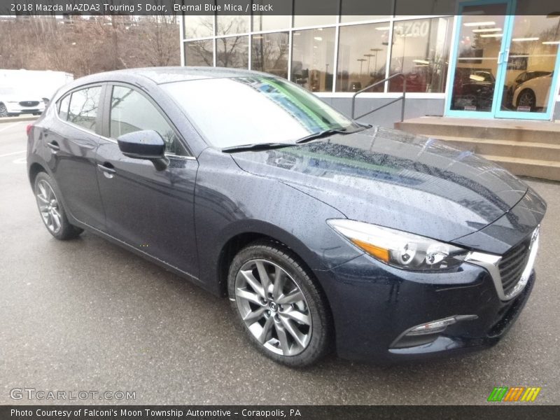 Eternal Blue Mica / Black 2018 Mazda MAZDA3 Touring 5 Door