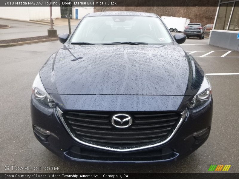 Eternal Blue Mica / Black 2018 Mazda MAZDA3 Touring 5 Door