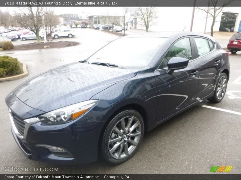 Eternal Blue Mica / Black 2018 Mazda MAZDA3 Touring 5 Door