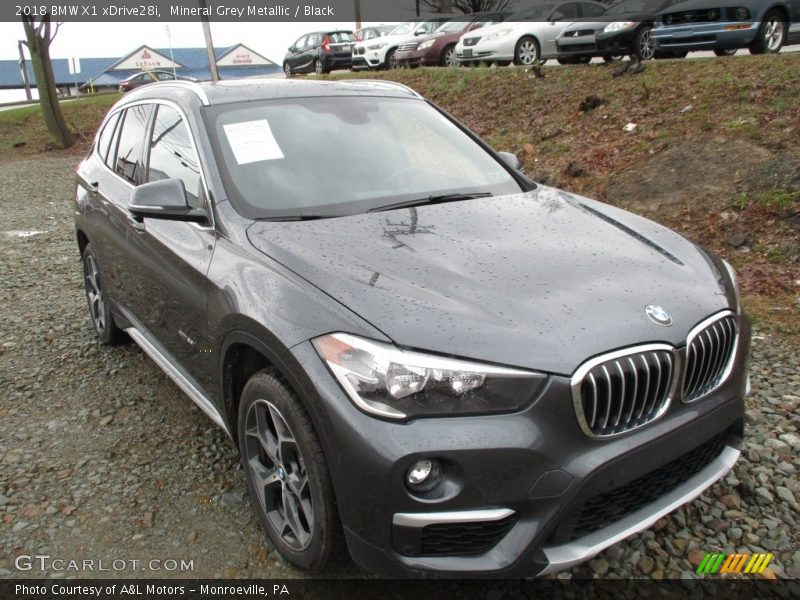 Mineral Grey Metallic / Black 2018 BMW X1 xDrive28i