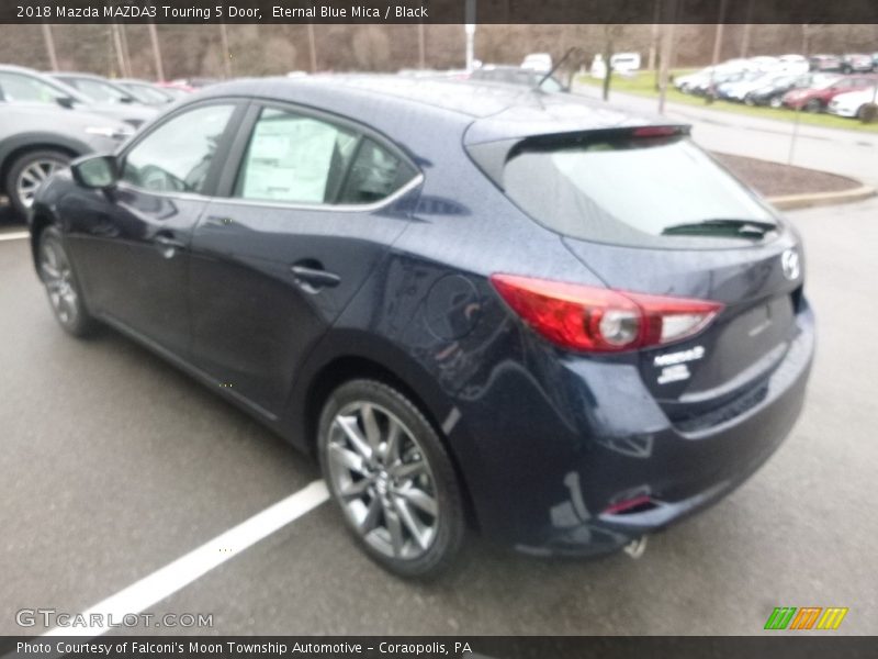Eternal Blue Mica / Black 2018 Mazda MAZDA3 Touring 5 Door