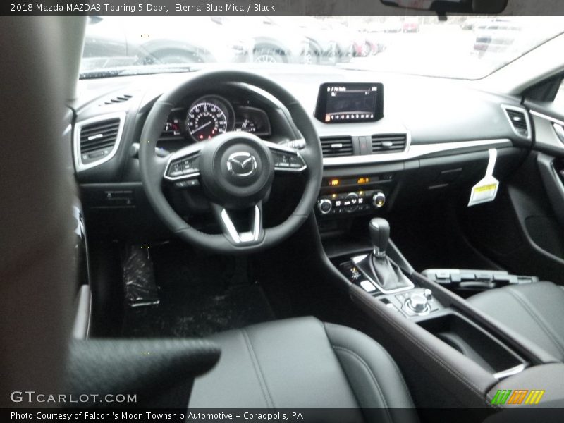 Eternal Blue Mica / Black 2018 Mazda MAZDA3 Touring 5 Door