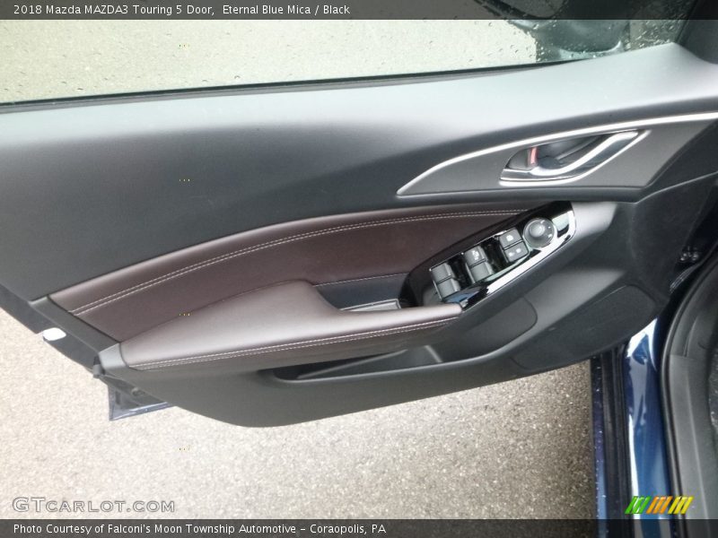 Eternal Blue Mica / Black 2018 Mazda MAZDA3 Touring 5 Door