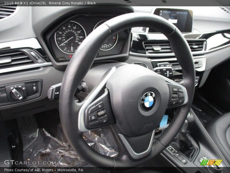 Mineral Grey Metallic / Black 2018 BMW X1 xDrive28i