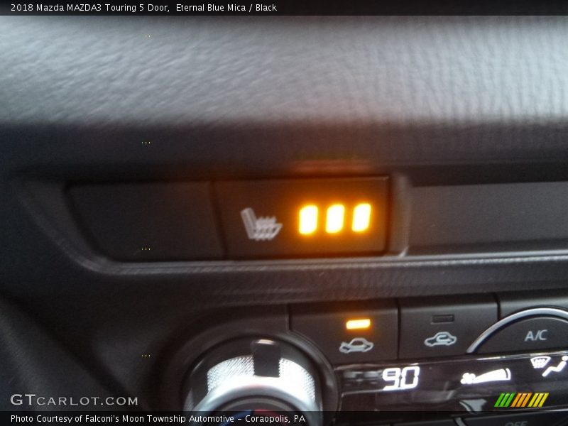 Eternal Blue Mica / Black 2018 Mazda MAZDA3 Touring 5 Door