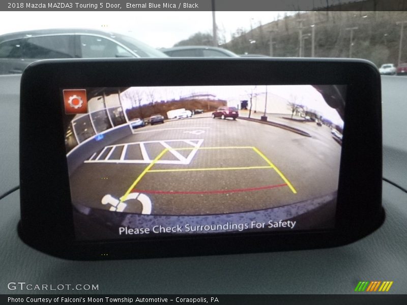 Eternal Blue Mica / Black 2018 Mazda MAZDA3 Touring 5 Door