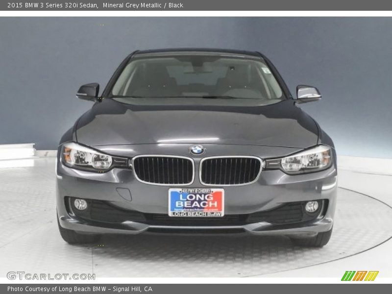 Mineral Grey Metallic / Black 2015 BMW 3 Series 320i Sedan