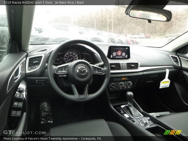 Jet Black Mica / Black 2018 Mazda MAZDA3 Sport 5 Door