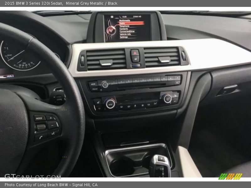 Mineral Grey Metallic / Black 2015 BMW 3 Series 320i Sedan