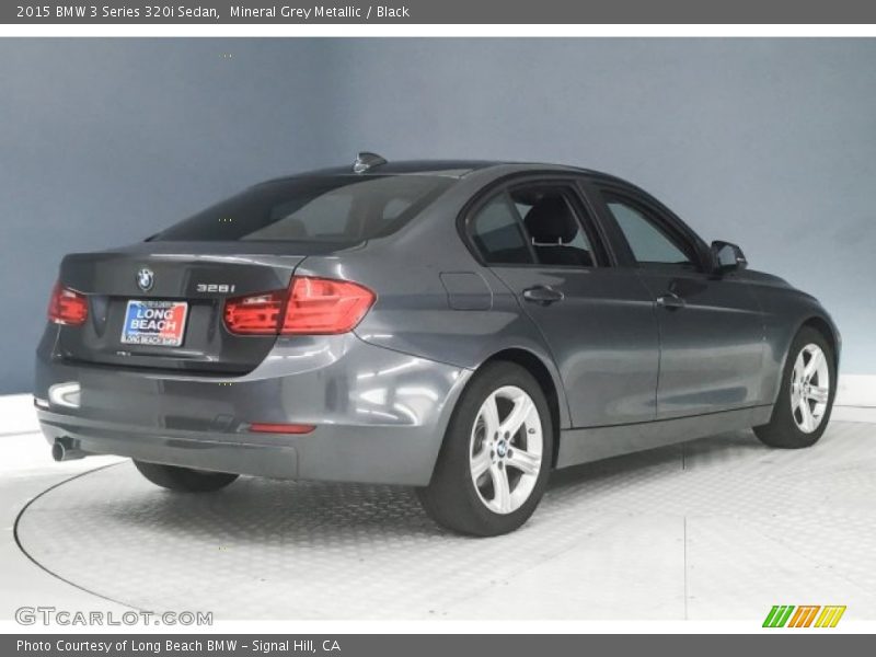 Mineral Grey Metallic / Black 2015 BMW 3 Series 320i Sedan