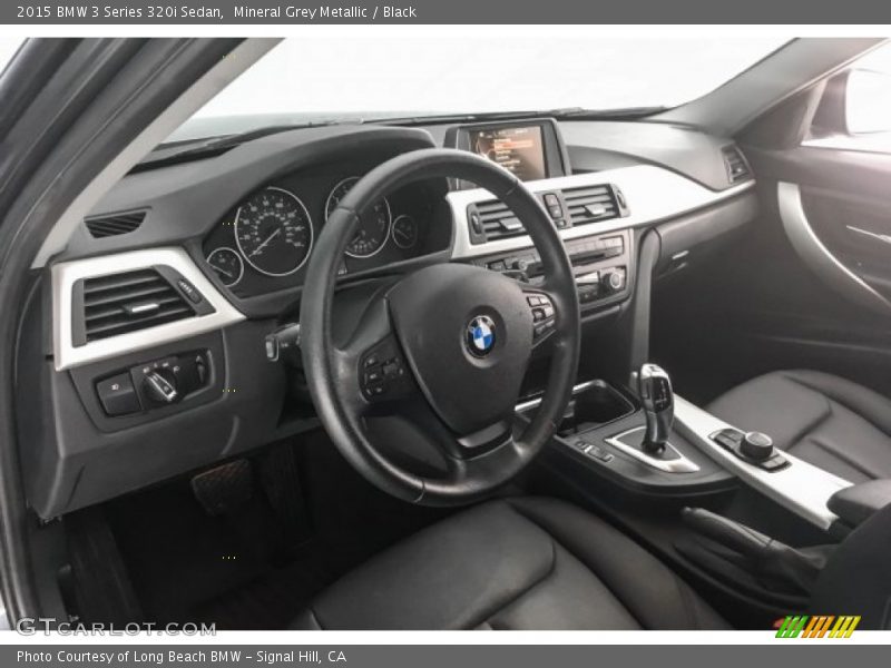 Mineral Grey Metallic / Black 2015 BMW 3 Series 320i Sedan