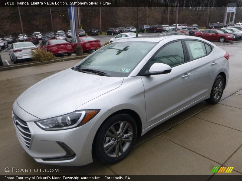 Symphony Silver / Gray 2018 Hyundai Elantra Value Edition