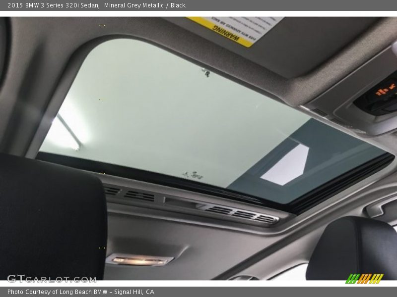 Mineral Grey Metallic / Black 2015 BMW 3 Series 320i Sedan