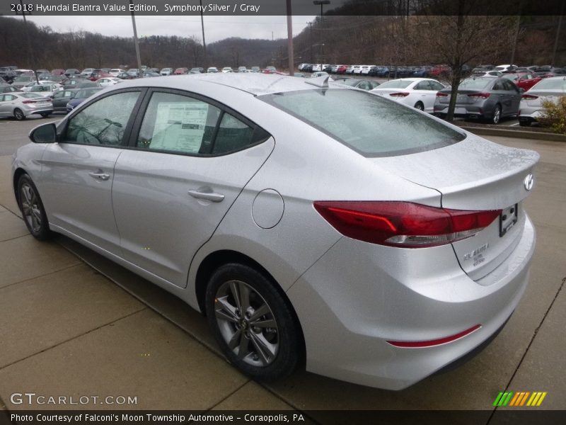 Symphony Silver / Gray 2018 Hyundai Elantra Value Edition