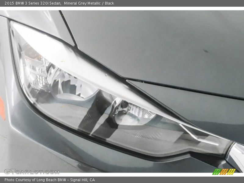 Mineral Grey Metallic / Black 2015 BMW 3 Series 320i Sedan