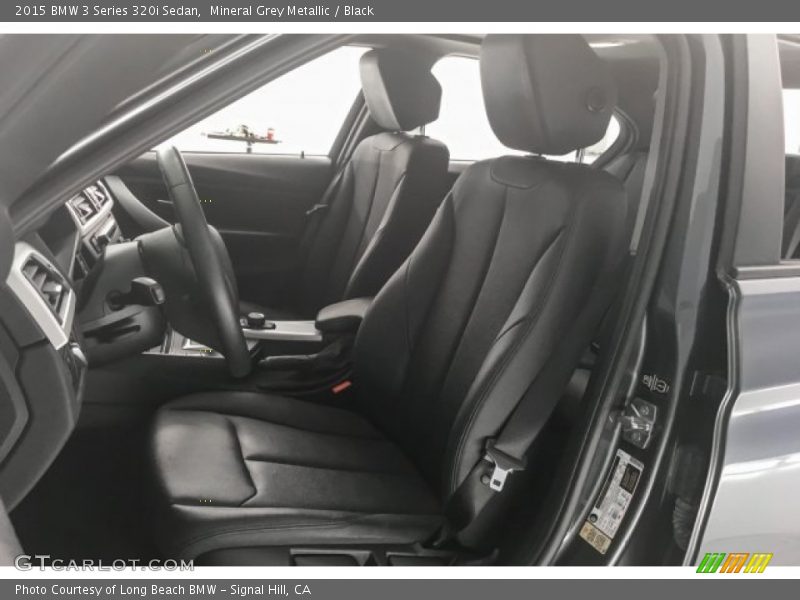 Mineral Grey Metallic / Black 2015 BMW 3 Series 320i Sedan