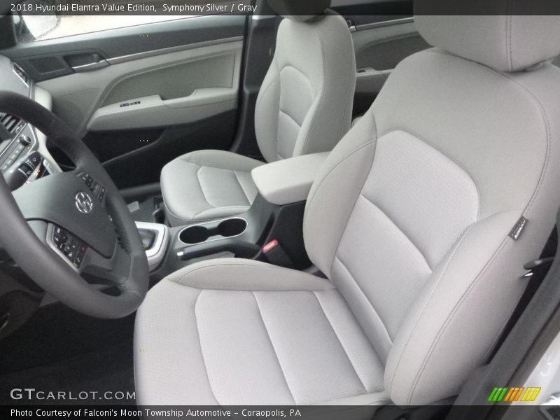 Symphony Silver / Gray 2018 Hyundai Elantra Value Edition