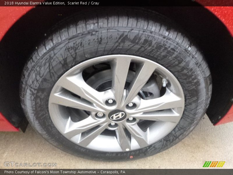 Scarlet Red / Gray 2018 Hyundai Elantra Value Edition