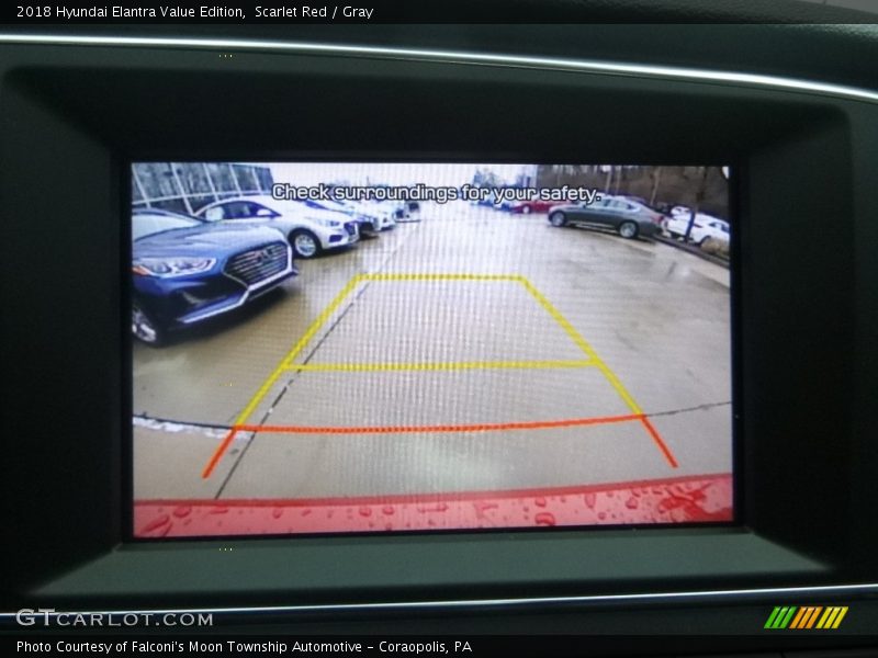 Scarlet Red / Gray 2018 Hyundai Elantra Value Edition