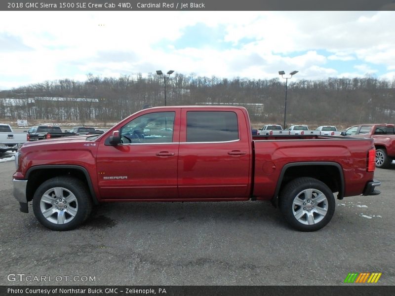  2018 Sierra 1500 SLE Crew Cab 4WD Cardinal Red